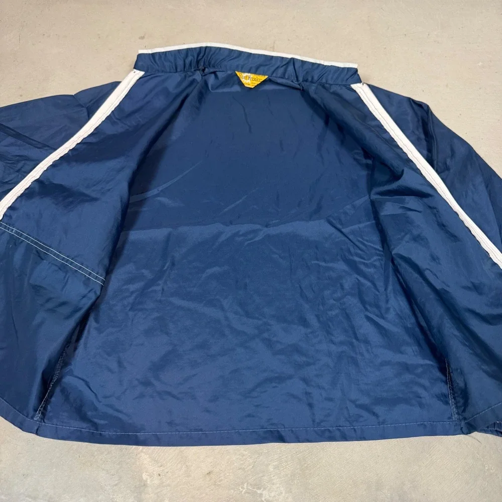 Vintage 60s japanese SurfBreaker Penneys Navy Nylon Windbreaker Jacket Mens S